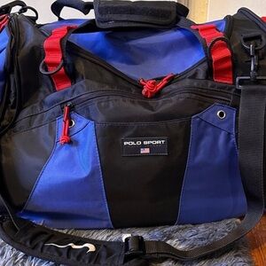 Vintage Ralph Lauren Polo SPORT vinyl duffle